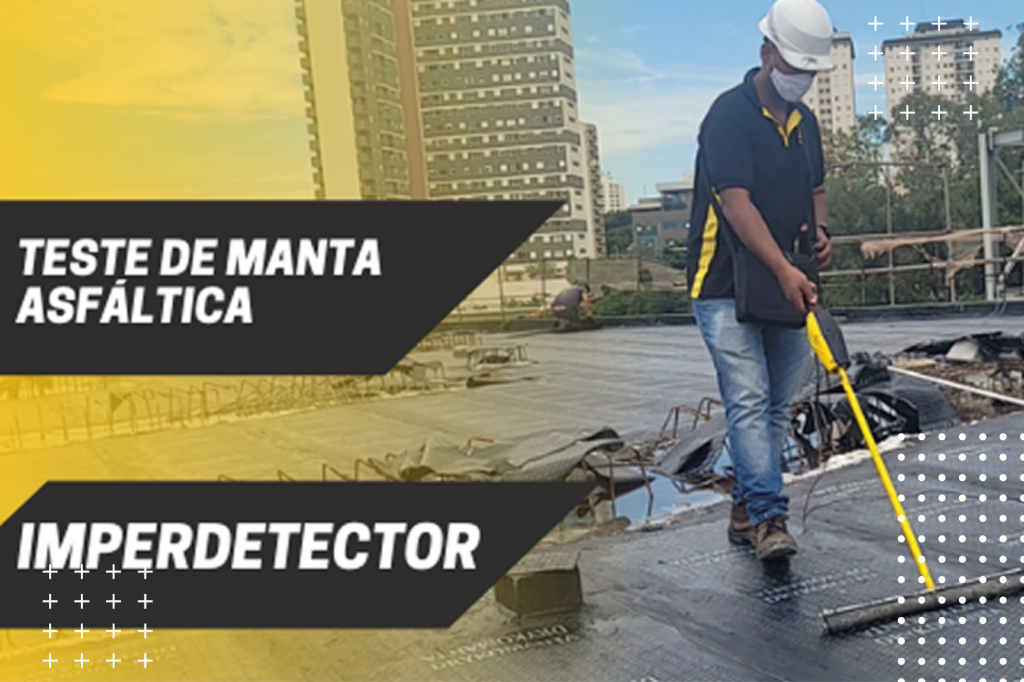 Quer reduzir o custo da obra?  Faça o teste de manta eletrostático Holiday imperdetector!